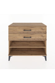 Hyperion Şifonyer Tek Raflı 2 Çekmeceli 88x44x80 Çam-Çam