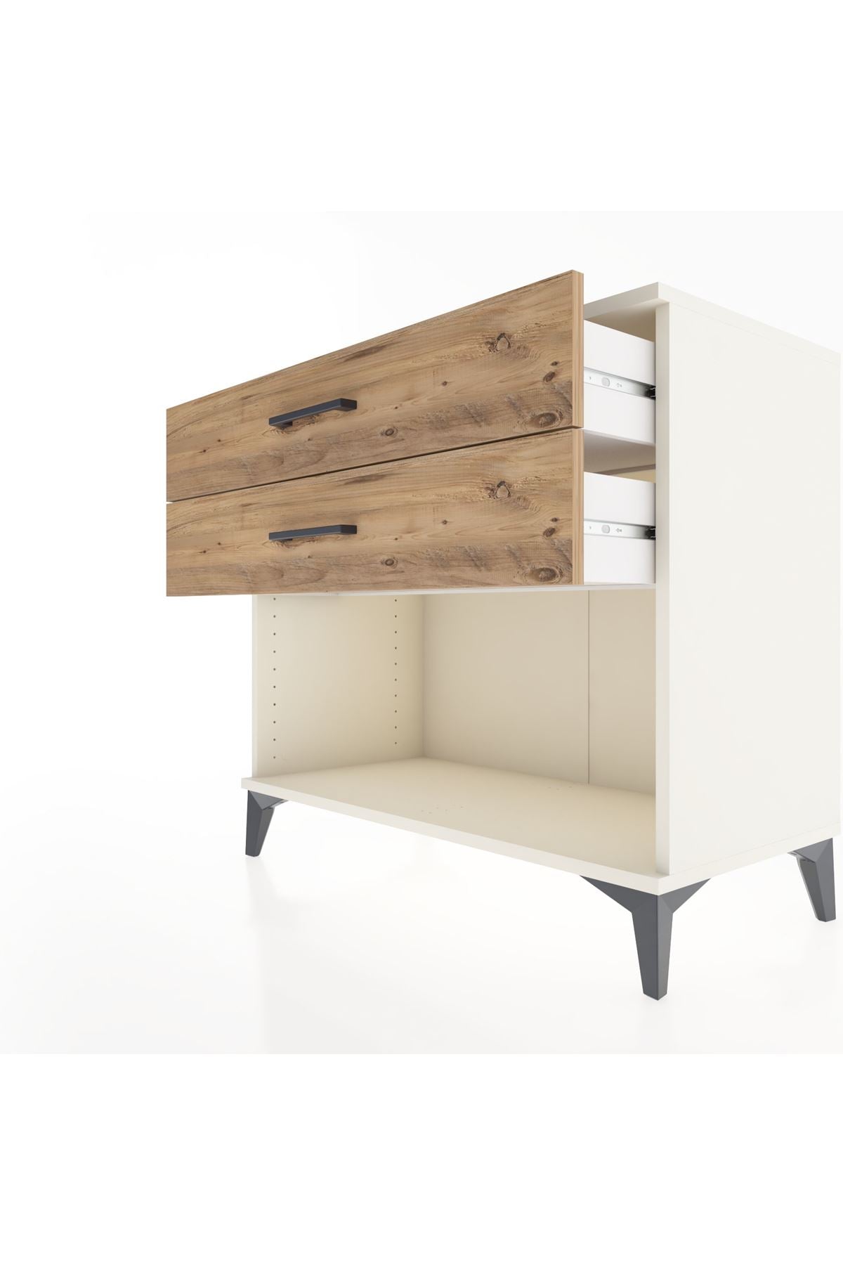 Hyperion Şifonyer 2 Çekmeceli 88x44x80 Aytaşı-Çam