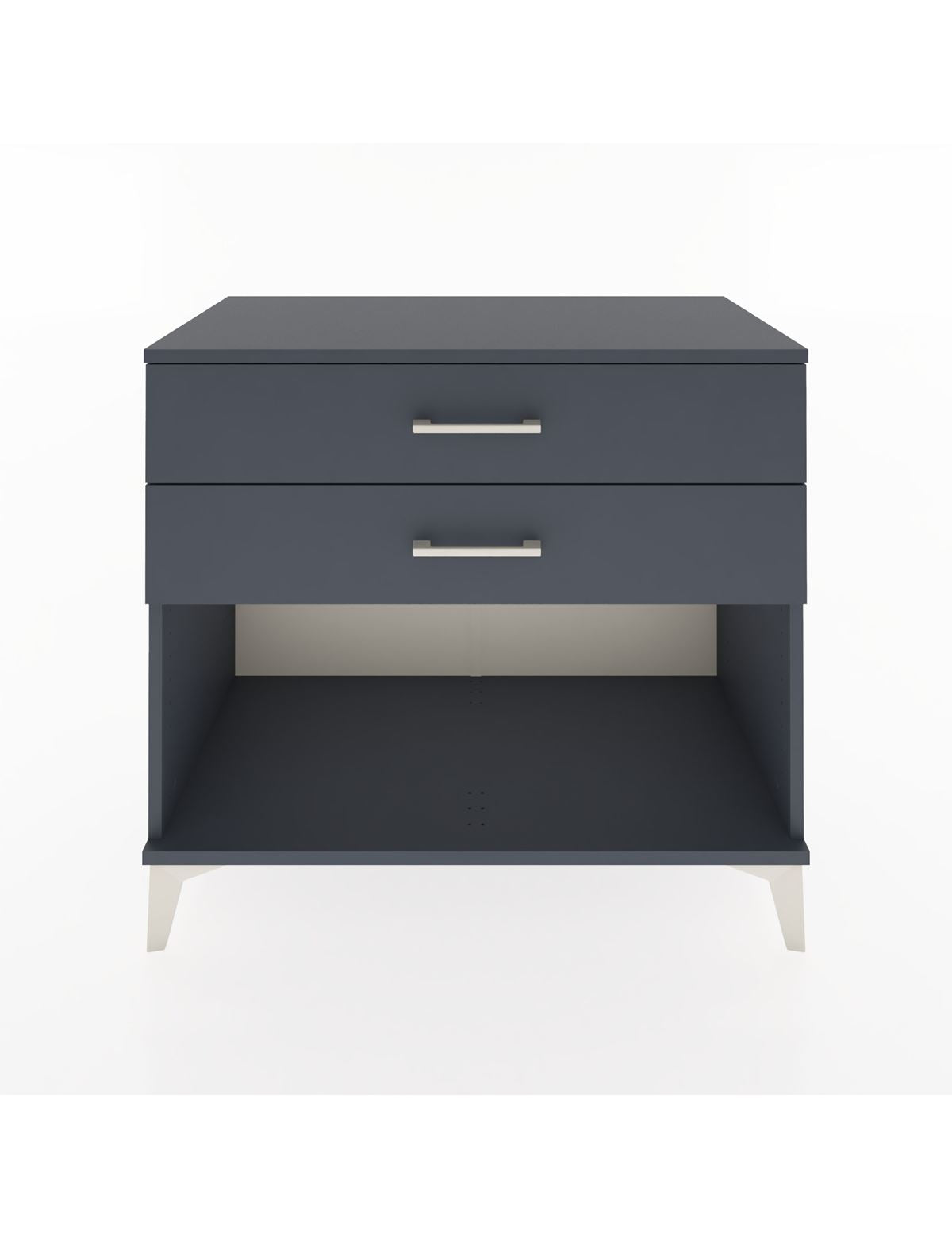 Hyperion Şifonyer 2 Çekmeceli 88x44x80 Antrasit-Antrasit