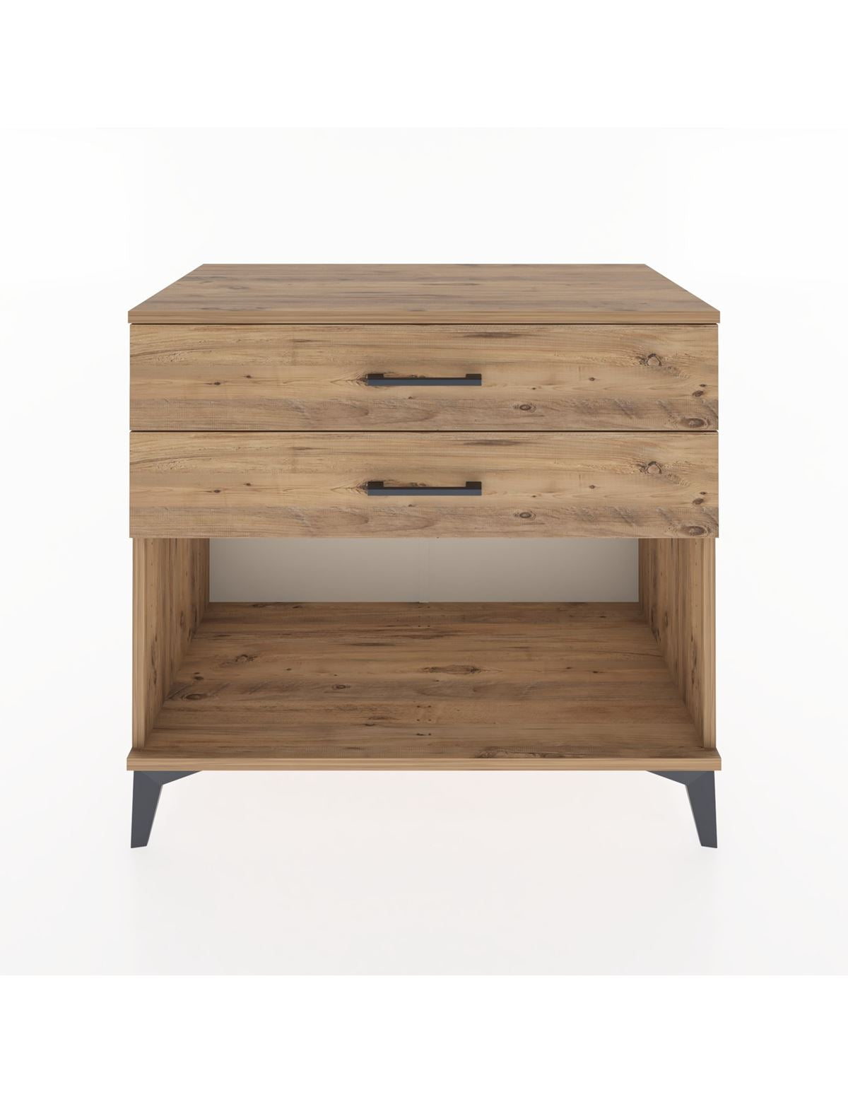 Hyperion Şifonyer 2 Çekmeceli 88x44x80 Çam-Çam