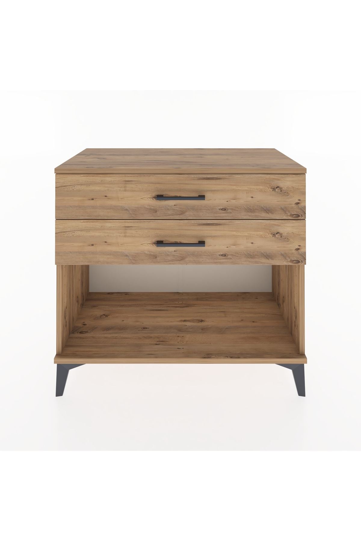 Hyperion Şifonyer 2 Çekmeceli 88x44x80 Çam-Çam