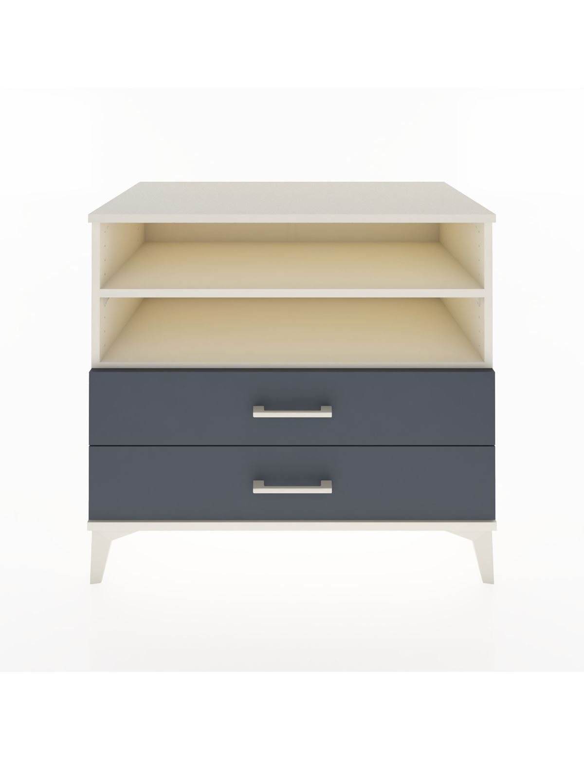 Hyperion Şifonyer 2 Raflı 2 Çekmeceli 88x44x80 Aytaşı-Antrasit