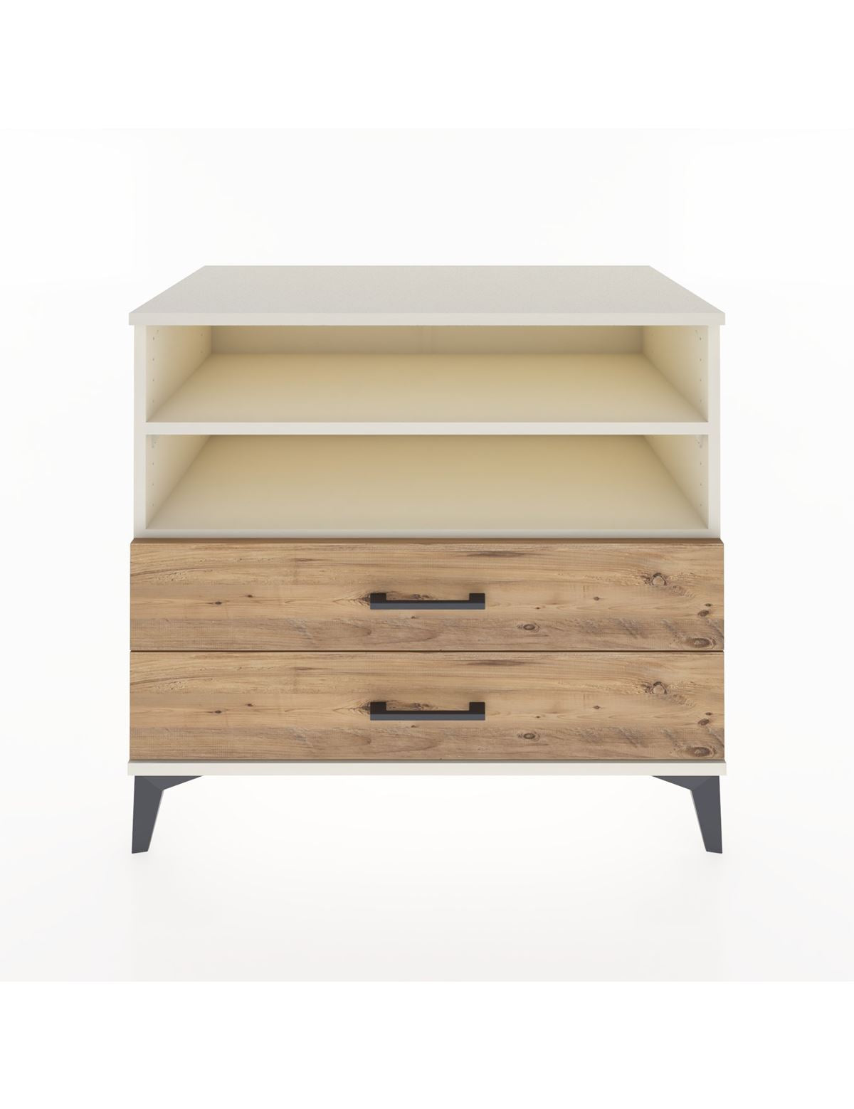 Hyperion Şifonyer 2 Raflı 2 Çekmeceli 88x44x80 Aytaşı-Çam