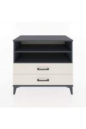 Hyperion Şifonyer 2 Raflı 2 Çekmeceli 88x44x80 Antrasit-Aytaşı