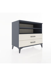 Hyperion Şifonyer 2 Raflı 2 Çekmeceli 88x44x80 Antrasit-Aytaşı