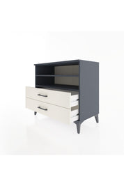 Hyperion Şifonyer 2 Raflı 2 Çekmeceli 88x44x80 Antrasit-Aytaşı