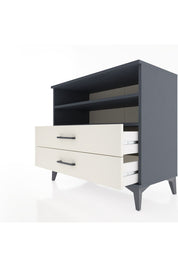 Hyperion Şifonyer 2 Raflı 2 Çekmeceli 88x44x80 Antrasit-Aytaşı