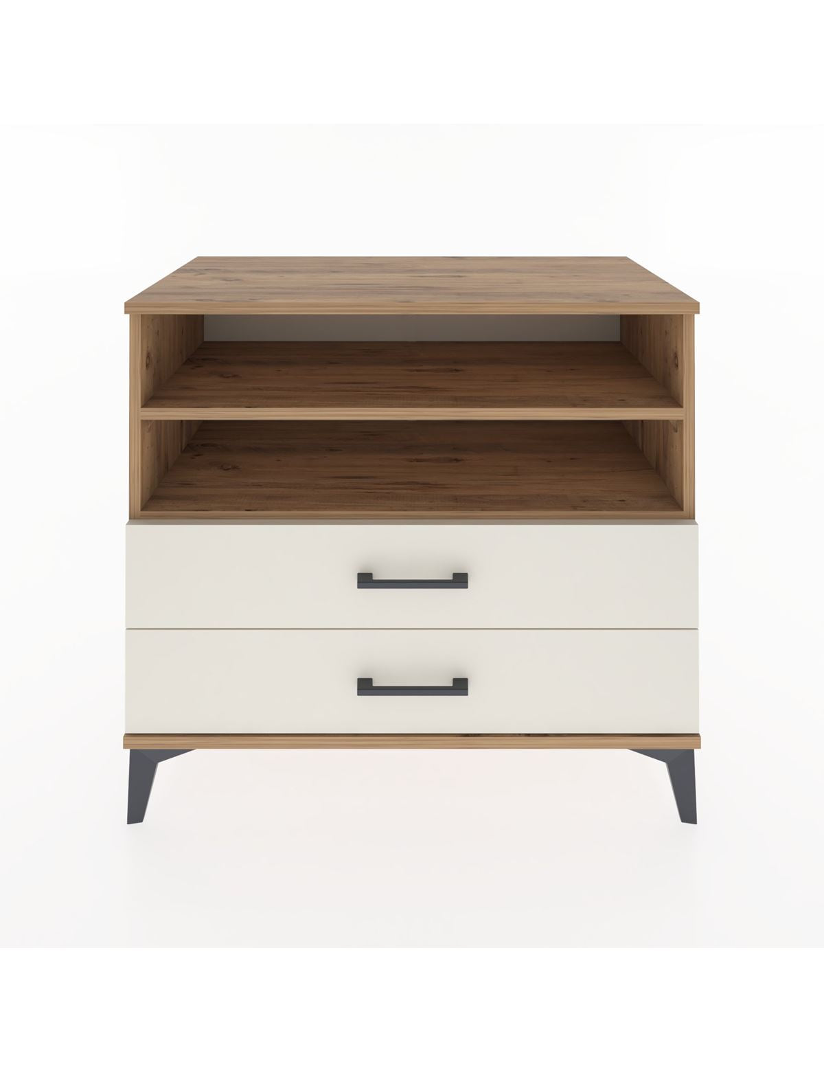 Hyperion Şifonyer 2 Raflı 2 Çekmeceli 88x44x80 Çam-Aytaşı