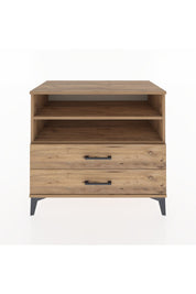 Hyperion Şifonyer 2 Raflı 2 Çekmeceli 88x44x80 Çam-Çam