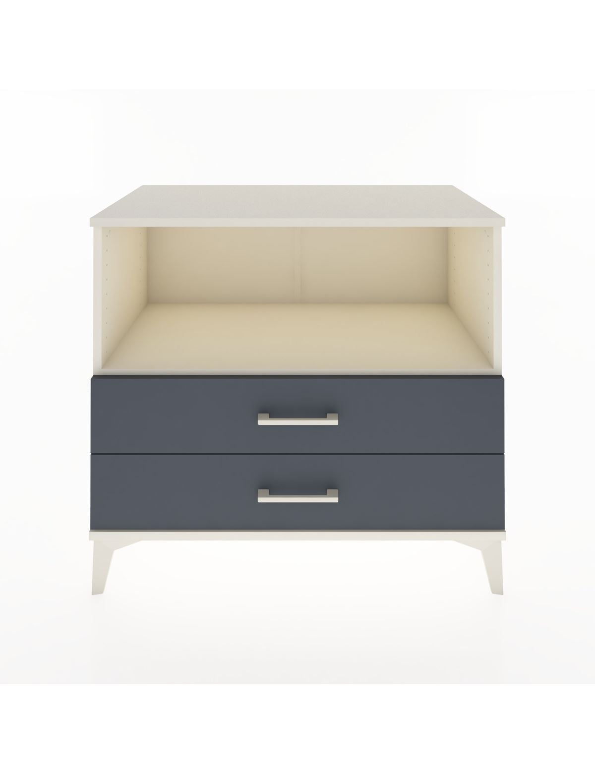 Hyperion Şifonyer Tek Raflı 2 Çekmeceli 88x44x80 Aytaşı-Antrasit