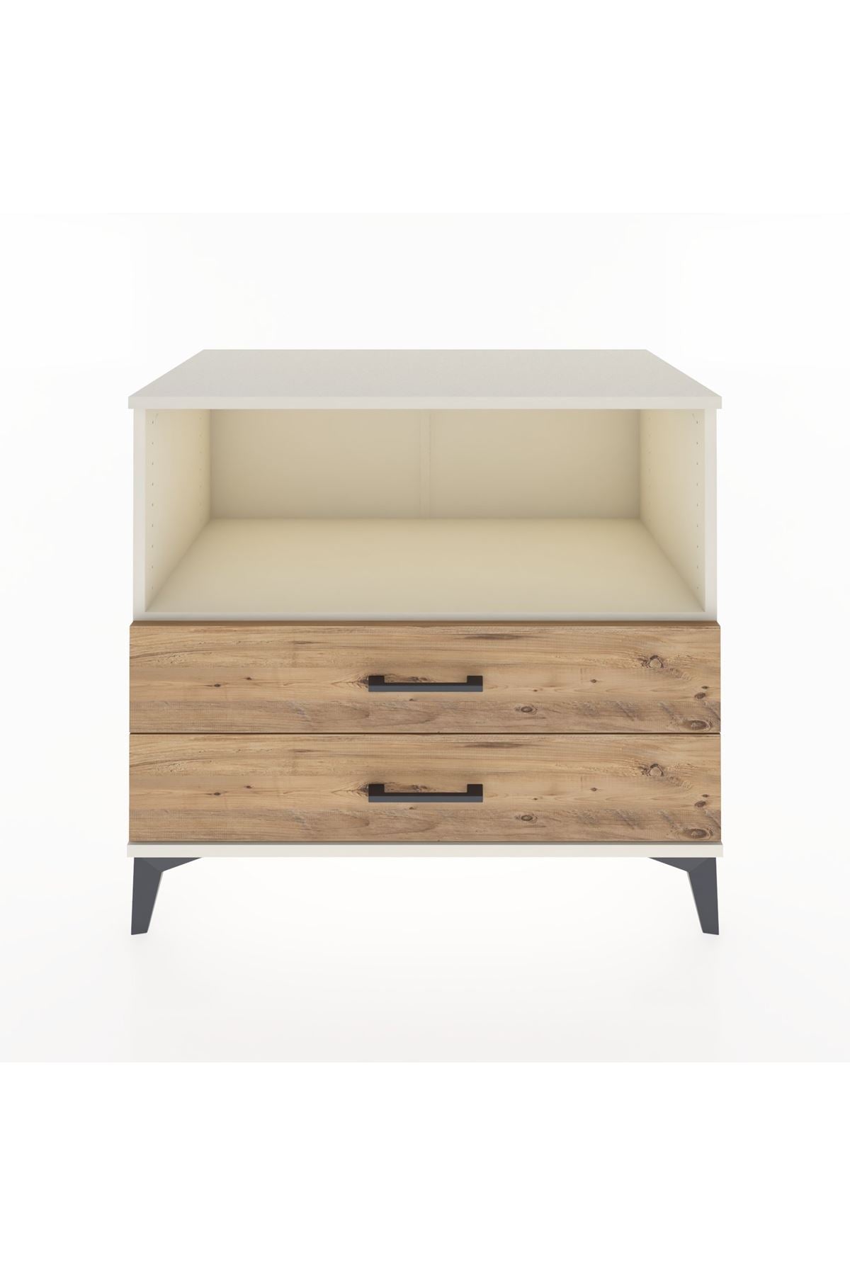 Hyperion Şifonyer Tek Raflı 2 Çekmeceli 88x44x80 Aytaşı-Çam