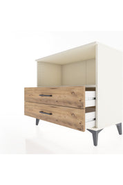 Hyperion Şifonyer Tek Raflı 2 Çekmeceli 88x44x80 Aytaşı-Çam