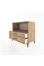 Hyperion Şifonyer Tek Raflı 2 Çekmeceli 88x44x80 Çam-Çam