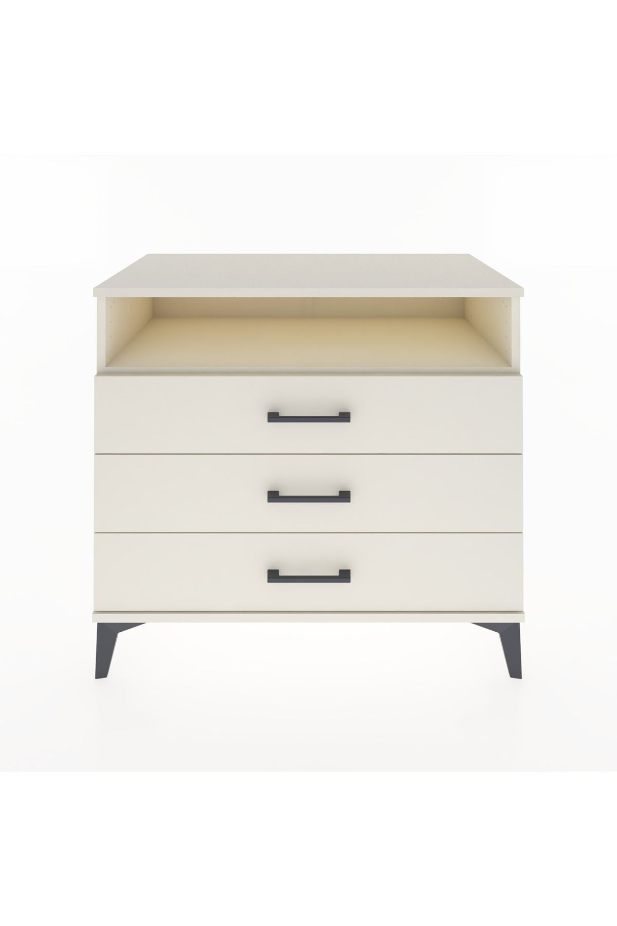 Hyperion Şifonyer Tek Raflı 3 Çekmeceli 88x44x80 Aytaşı-Aytaşı