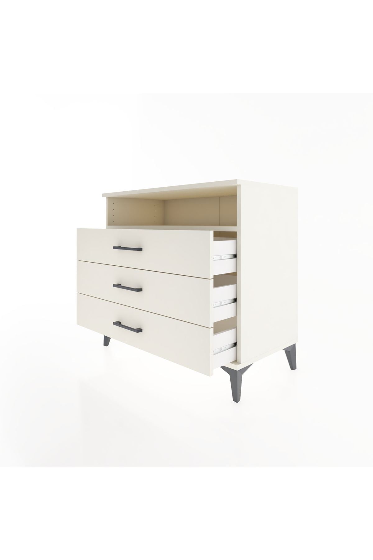 Hyperion Şifonyer Tek Raflı 3 Çekmeceli 88x44x80 Aytaşı-Aytaşı