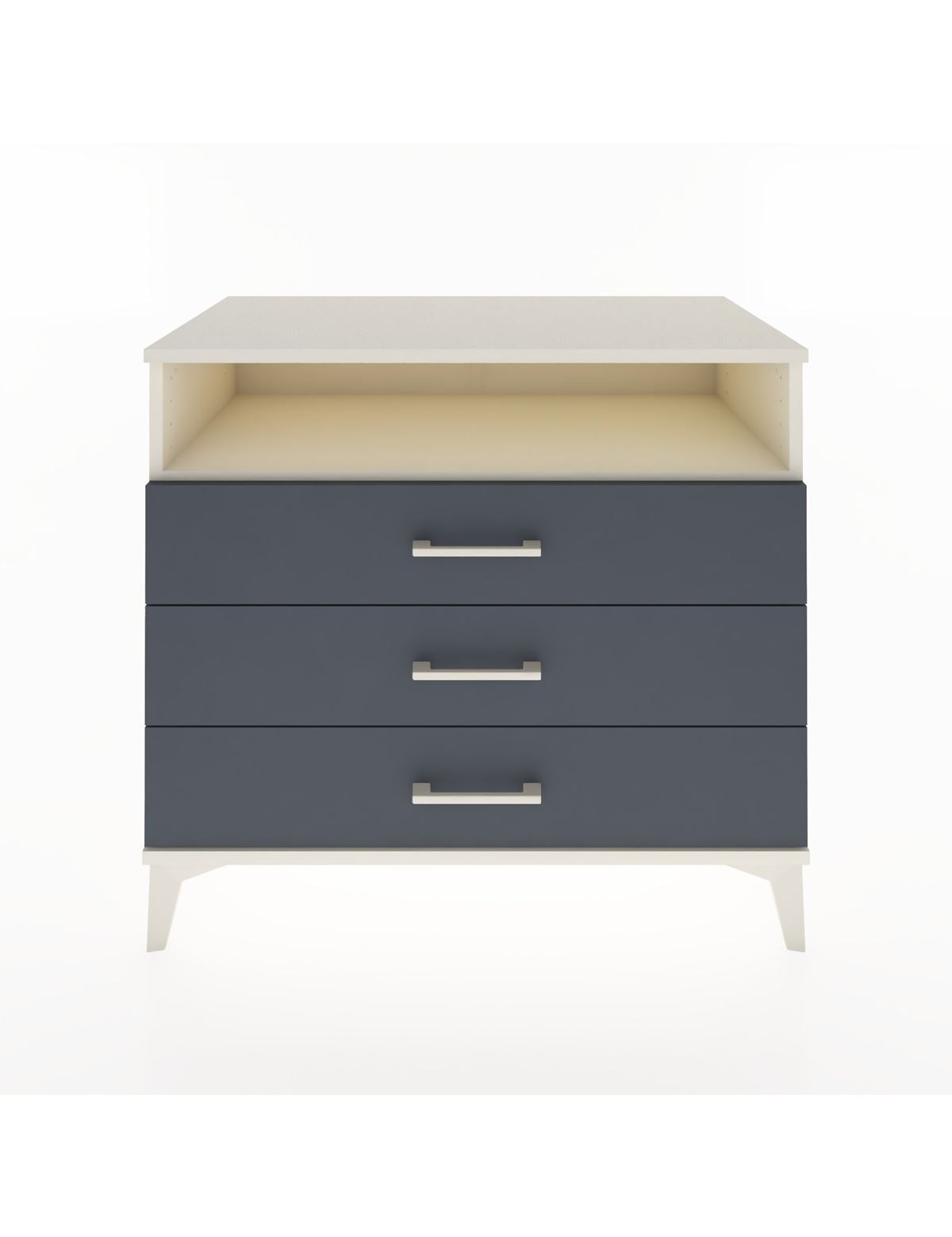 Hyperion Şifonyer Tek Raflı 3 Çekmeceli 88x44x80 Aytaşı-Antrasit