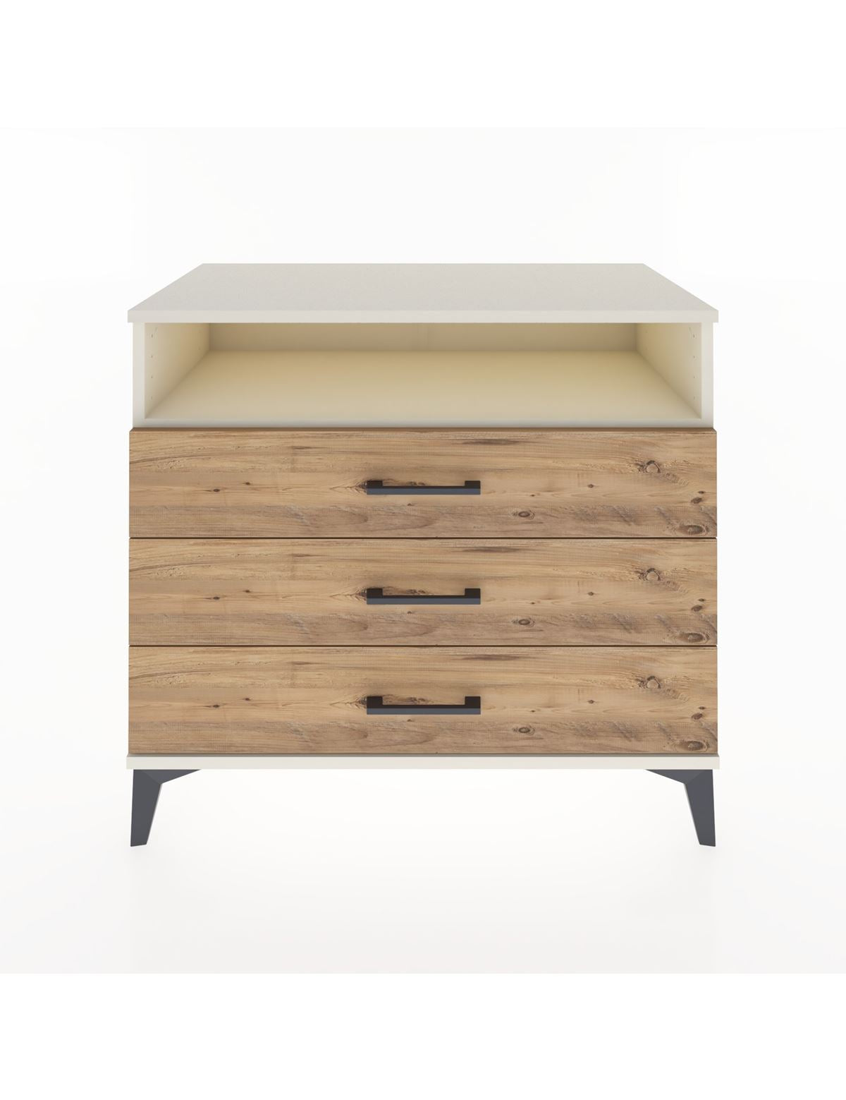 Hyperion Şifonyer Tek Raflı 3 Çekmeceli 88x44x80 Aytaşı-Çam