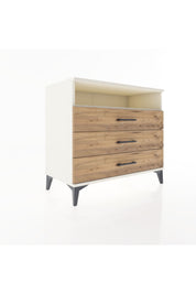 Hyperion Şifonyer Tek Raflı 3 Çekmeceli 88x44x80 Aytaşı-Çam