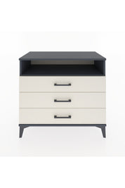 Hyperion Şifonyer Tek Raflı 3 Çekmeceli 88x44x80 Antrasit-Aytaşı