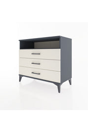 Hyperion Şifonyer Tek Raflı 3 Çekmeceli 88x44x80 Antrasit-Aytaşı