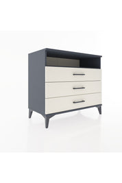 Hyperion Şifonyer Tek Raflı 3 Çekmeceli 88x44x80 Antrasit-Aytaşı