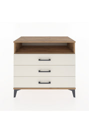 Hyperion Şifonyer Tek Raflı 3 Çekmeceli 88x44x80 Çam-Aytaşı