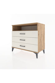 Hyperion Şifonyer Tek Raflı 3 Çekmeceli 88x44x80 Çam-Aytaşı