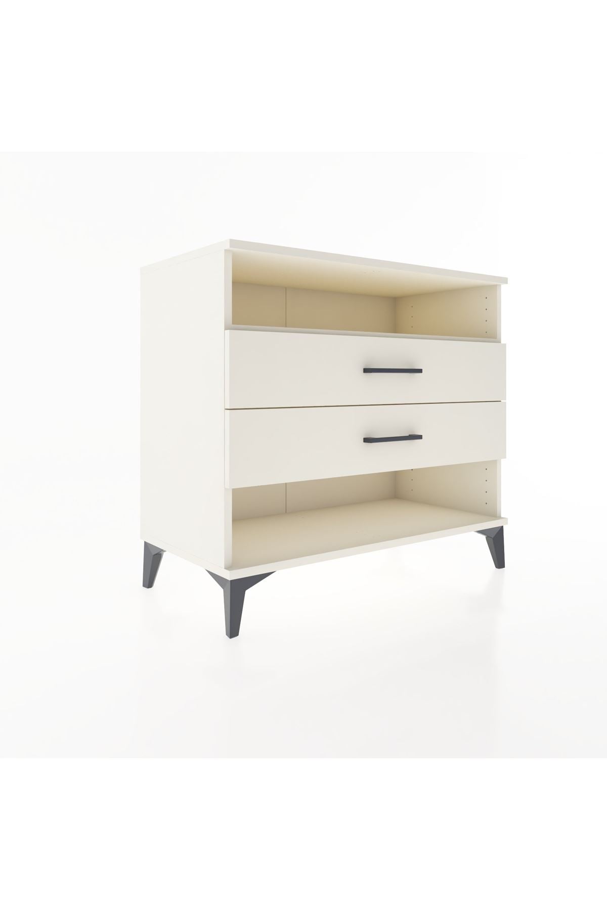 Hyperion Şifonyer Tek Raflı 2 Çekmeceli 88x44x80 Aytaşı-Aytaşı