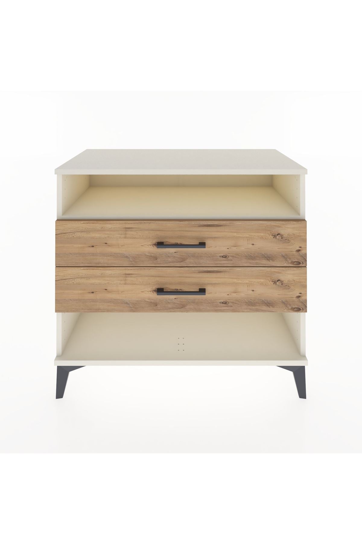 Hyperion Şifonyer Tek Raflı 2 Çekmeceli 88x44x80 Aytaşı-Çam