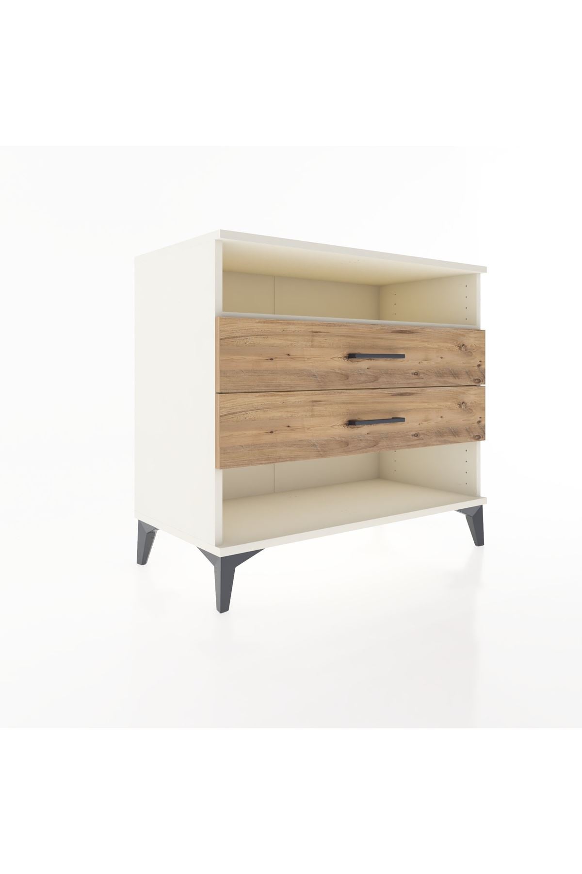 Hyperion Şifonyer Tek Raflı 2 Çekmeceli 88x44x80 Aytaşı-Çam