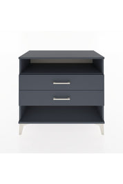 Hyperion Şifonyer Tek Raflı 2 Çekmeceli 88x44x80 Antrasit-Antrasit