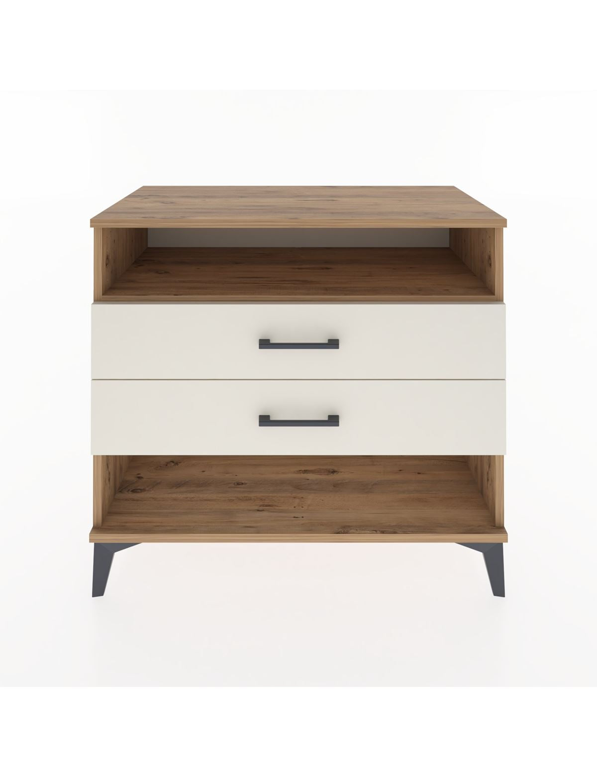 Hyperion Şifonyer Tek Raflı 2 Çekmeceli 88x44x80 Çam-Aytaşı