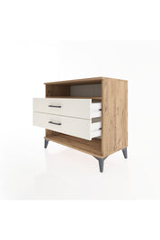 Hyperion Şifonyer Tek Raflı 2 Çekmeceli 88x44x80 Çam-Aytaşı