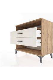 Hyperion Şifonyer Tek Raflı 2 Çekmeceli 88x44x80 Çam-Aytaşı