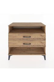 Hyperion Şifonyer Tek Raflı 2 Çekmeceli 88x44x80 Çam-Çam