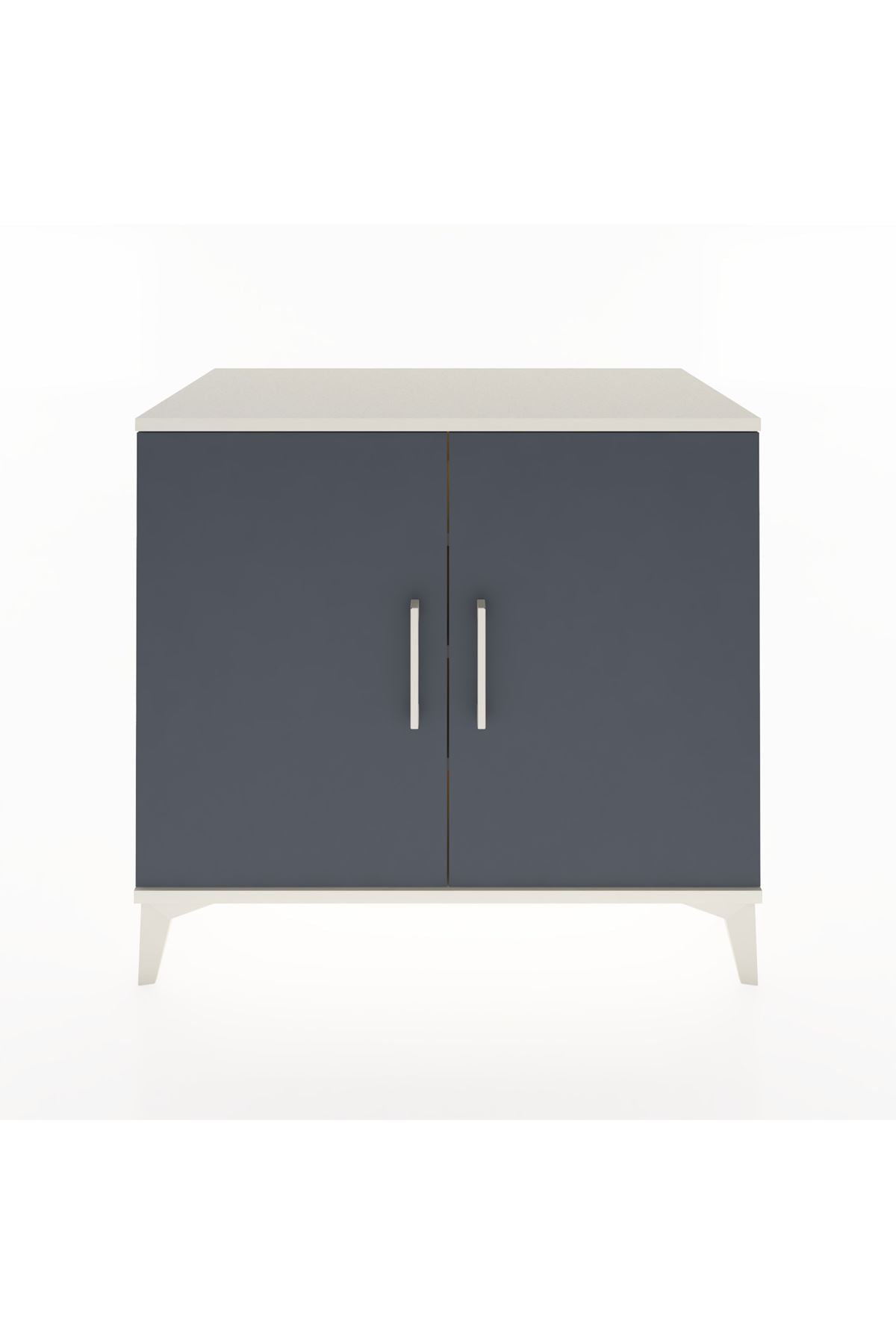 Hyperion Şifonyer 3 Raflı 2 Kapaklı 88x44x80 Aytaşı-Antrasit