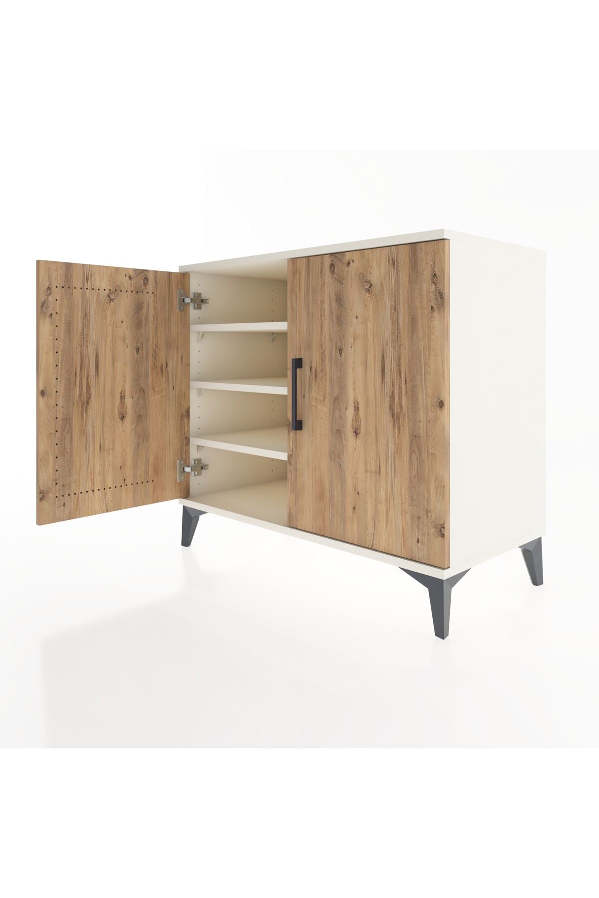 Hyperion Şifonyer 3 Raflı 2 Kapaklı 88x44x80 Aytaşı-Çam