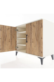 Hyperion Şifonyer 3 Raflı 2 Kapaklı 88x44x80 Aytaşı-Çam