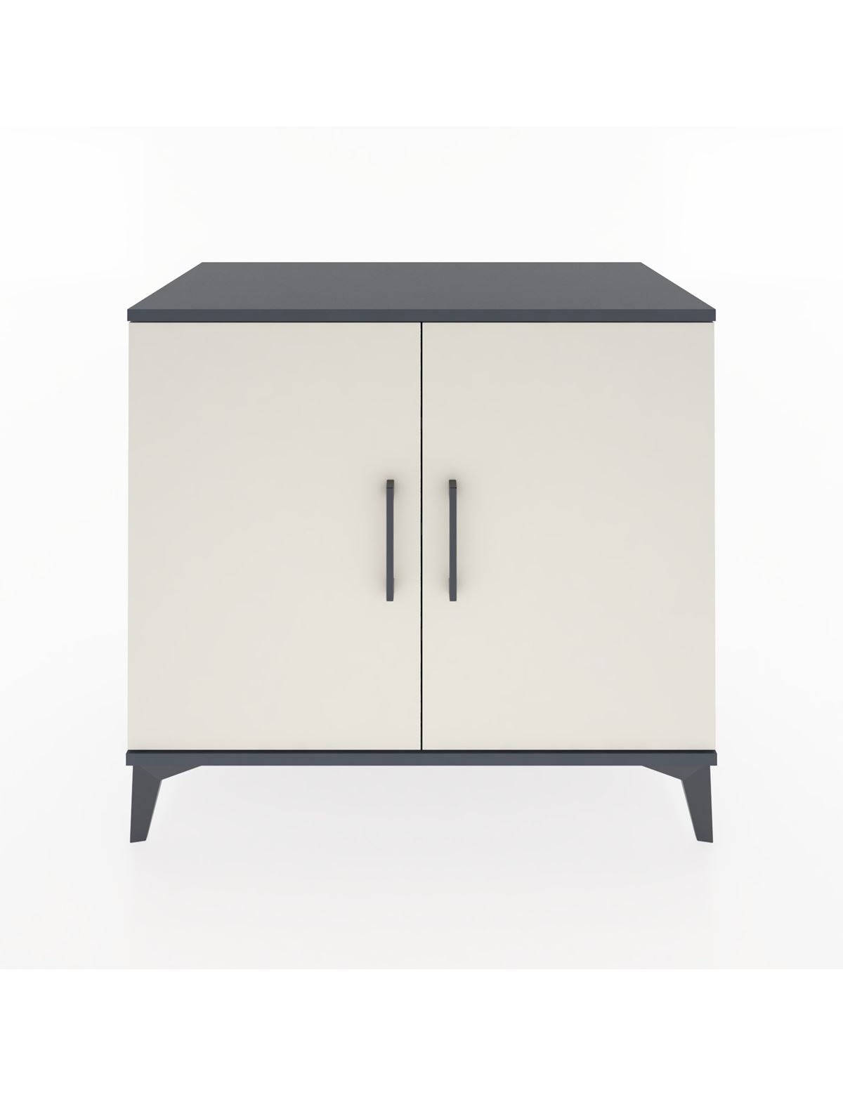 Hyperion Şifonyer 3 Raflı 2 Kapaklı 88x44x80 Antrasit-Aytaşı