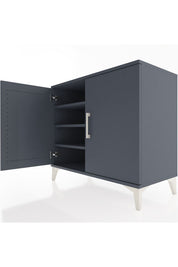 Hyperion Şifonyer 3 Raflı 2 Kapaklı 88x44x80 Antrasit-Antrasit