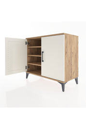 Hyperion Şifonyer 3 Raflı 2 Kapaklı 88x44x80 Çam-Aytaşı