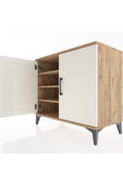 Hyperion Şifonyer 3 Raflı 2 Kapaklı 88x44x80 Çam-Aytaşı
