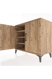 Hyperion Şifonyer 3 Raflı 2 Kapaklı 88x44x80 Çam-Çam