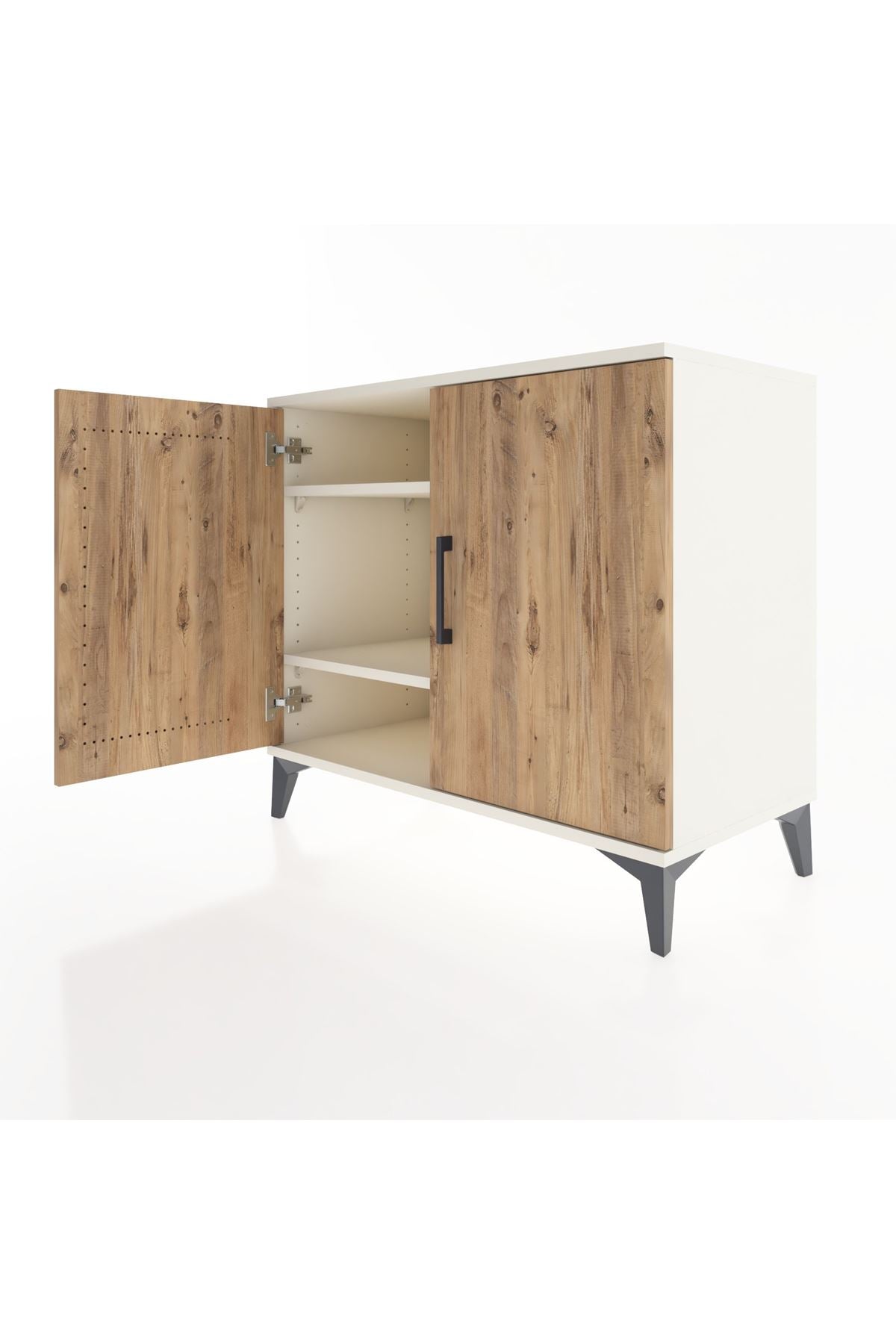 Hyperion Şifonyer 2 Raflı 2 Kapaklı 88x44x80 Aytaşı-Çam