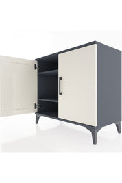 Hyperion Şifonyer 2 Raflı 2 Kapaklı 88x44x80 Antrasit-Aytaşı