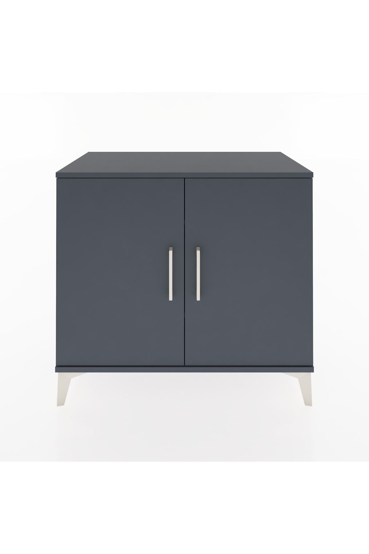 Hyperion Şifonyer 2 Raflı 2 Kapaklı 88x44x80 Antrasit-Antrasit