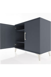 Hyperion Şifonyer 2 Raflı 2 Kapaklı 88x44x80 Antrasit-Antrasit