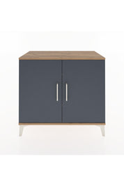 Hyperion Şifonyer 2 Raflı 2 Kapaklı 88x44x80 Çam-Antrasit