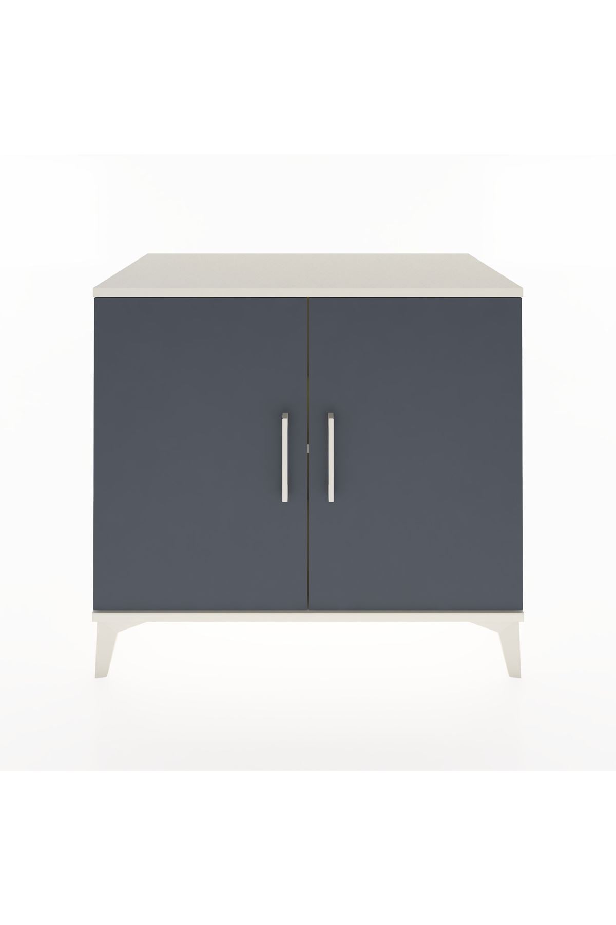 Hyperion Şifonyer Tek Raflı 2 Kapaklı 88x44x80 Aytaşı-Antrasit