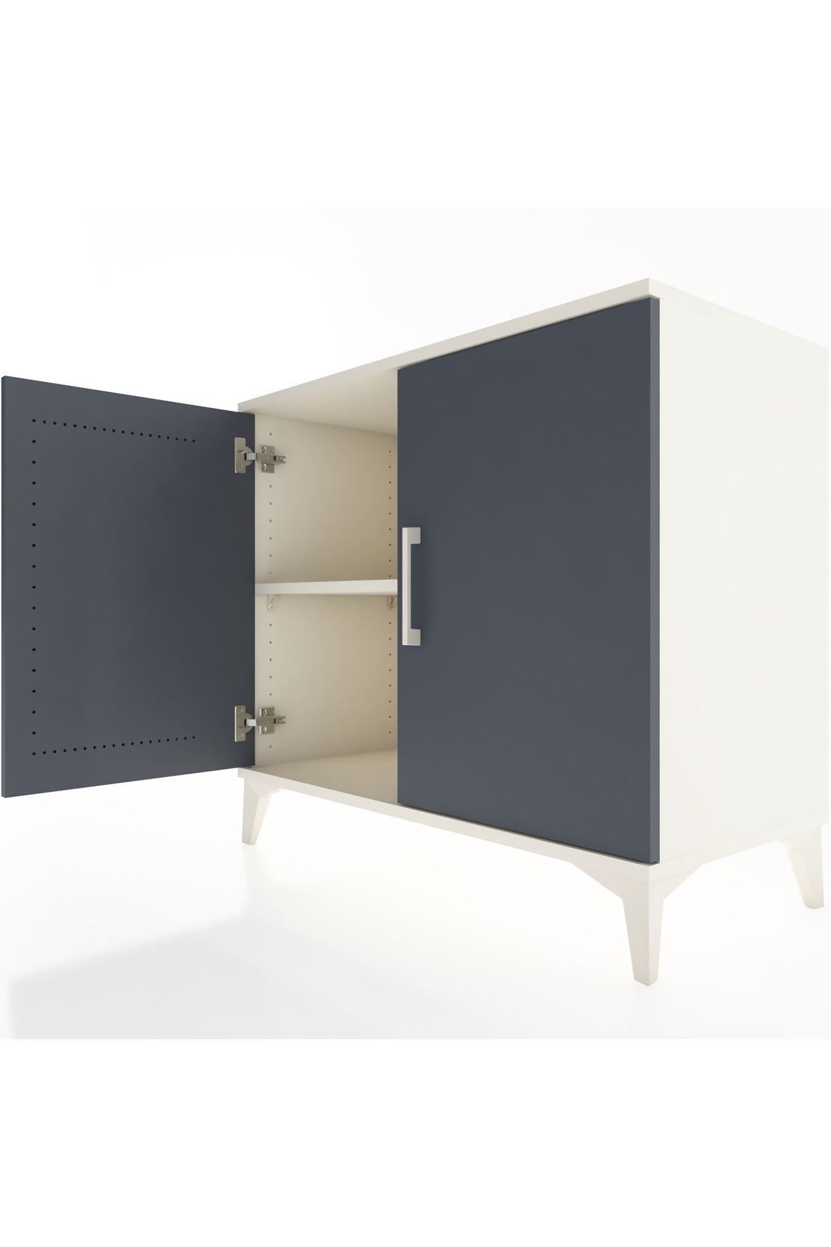 Hyperion Şifonyer Tek Raflı 2 Kapaklı 88x44x80 Aytaşı-Antrasit